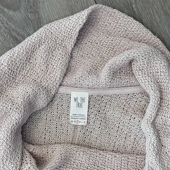 Free People - Baggy Muted Pink Tunic - Picture 2 of 3